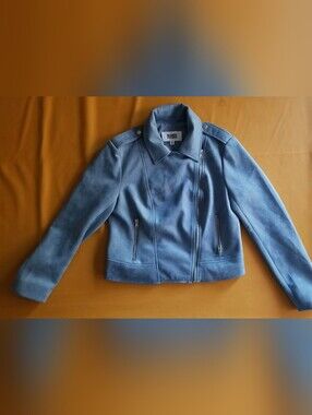 BB Dakota Light Blue S Moto Jacket